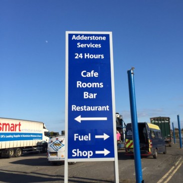 Pole Signs and price displays